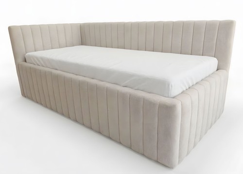 Lit jour leon beige - lit,