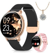 Montre Connectée Femme Alex & Pam 1.27" HD Appels Bluetooth, 120 Sports, Cardio