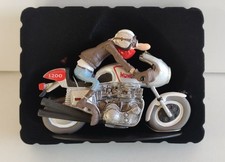 Figurine moto en résine Joe