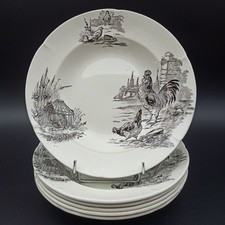 6 ANCIENNES ASSIETTES CREUSES