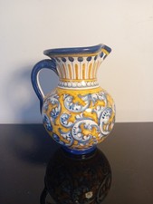 small pitcher terracotta vase talavera spain