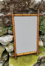 ancien miroir glace colonial