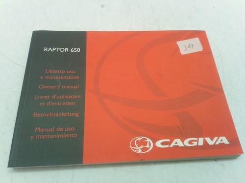 Cagiva raptor 650 manuel - raptor,