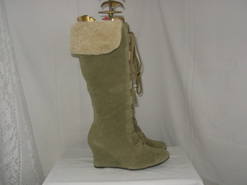 Bottes fourrées compensées - bottes,