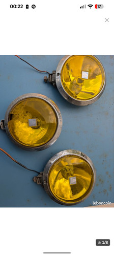 Phares jaunes vintage longue - 3,