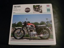 Fiche card CARTONNée moto