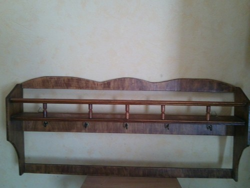 Ancienne étagère bois à - ancienne, en