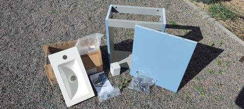 Lave mains avec meuble - meuble, et