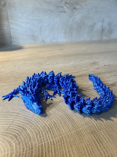 Figurine animal dragon bleu - ,
