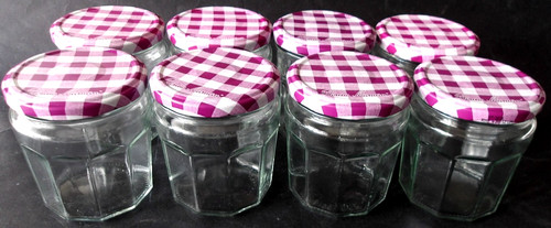 Lot pots confiture - de, 8