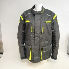 Richa Axel Waterproof Textile Motorcycle Motorbike Black / Florescent Jacket 2XL