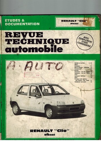 Revue technique renault clio - renault,