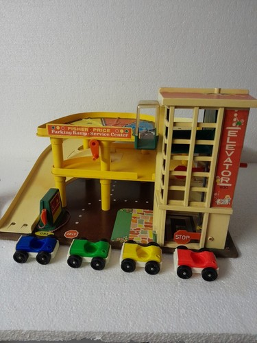 Garage fisher price vintage - fisher,