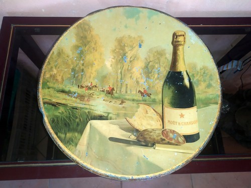 Rare plateau décoratif moet - décoratif, &