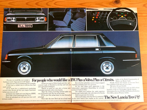 Lancia trevi 1980s frameable - -,
