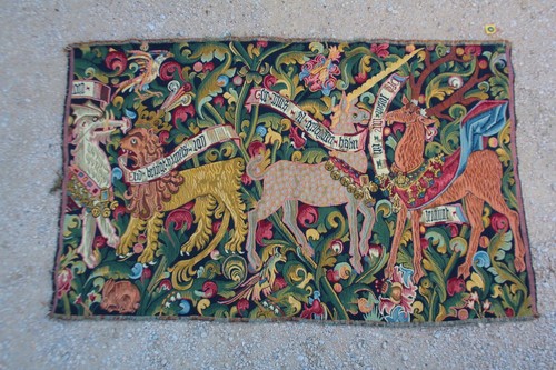 Tapisserie médiévale laine - médiévale,
