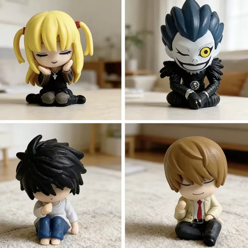 4pcs death note sitting - death,