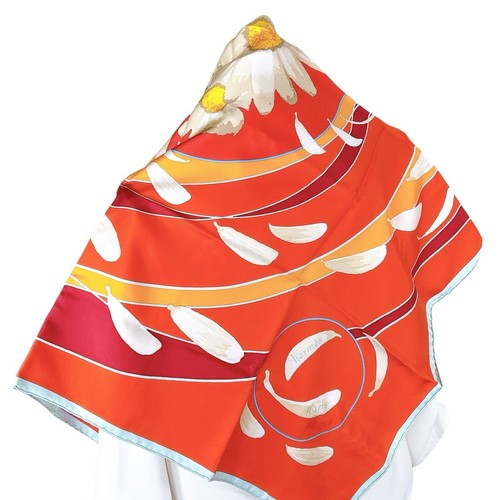 Foulard vintage soie hermes - foulard,