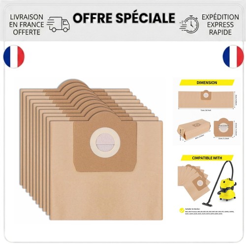 Sacs aspirateur kärcher wd3 - sacs,