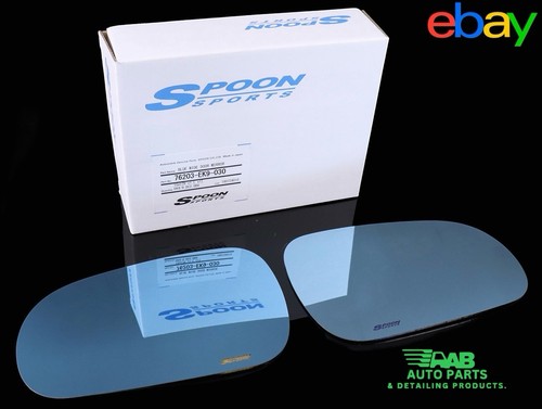 Spoon blue wide side mirror - wide,