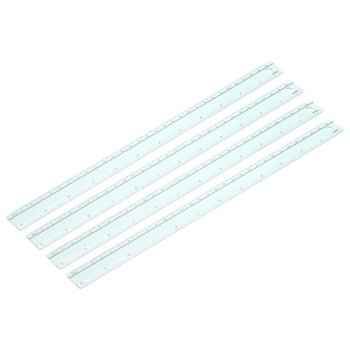 Règle métal pouces 30cm - 12, pouces/30cm