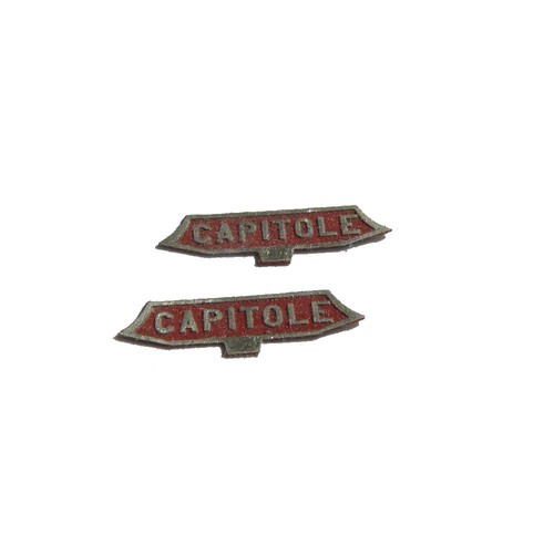 Lot deux plaques - lot,