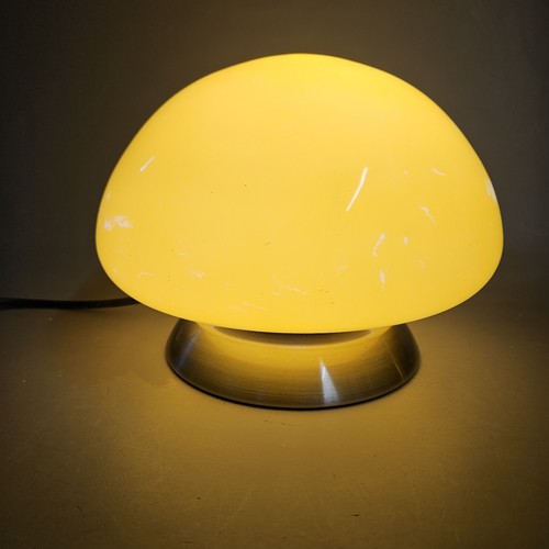 Lampe champignon tactile jaune