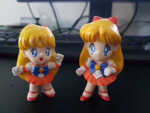 Sailor moon chibi figures - moon,