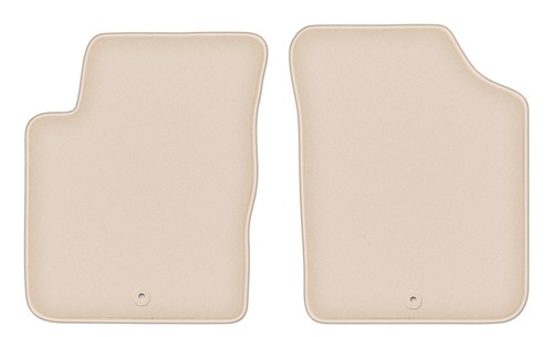 Tapis avant velours beige pour