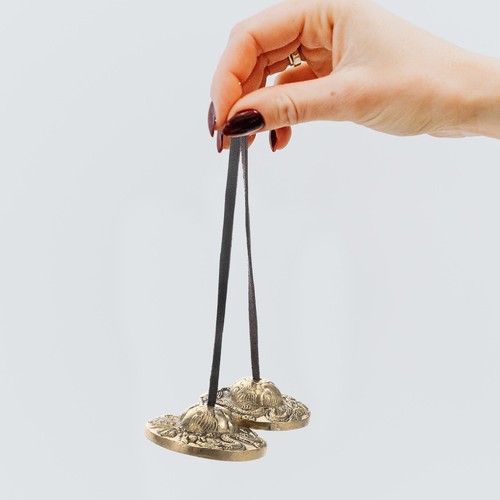 Traditional golden brass - golden,