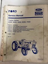 Ford Tractor 2000,3000,4000,5000,7000 Series Service Manual Vol. 2