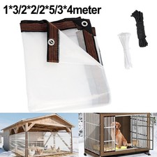 Bâche transparente résistante à la déchirure imperméable pour serre et jard