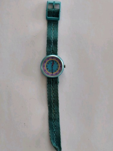 Montre vintage verte - montre, flik