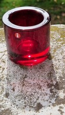 Bougeoir Kivi IITTALA RED,ROUGE,PUNAINEN 
