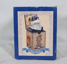 RARE! ENESCO 1988 PERE NOEL LIMITED EDITION MUSICAL JACK-IN-THE-BOX IN BOX