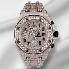 Audemars Piguet Royal Oak Offshore 42mm 30ct Diamants Montre en Acier 25770ST