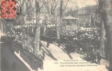 CPA 83 TOULON FUNERAILLES DES VICTIMES DU IENA LES CERCUEILS PENDANT L'ABSOUTE