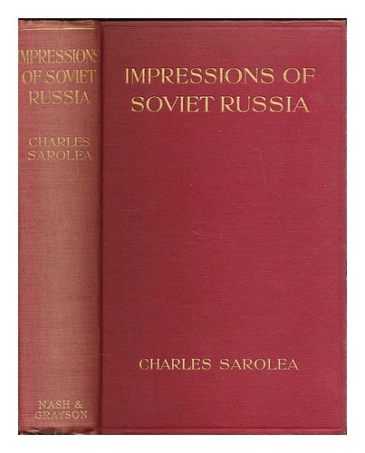Sarolea charles - sarolea,, (1870-1953)