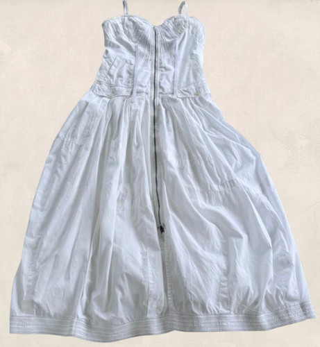 Robe longue blanche - robe,