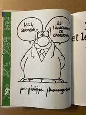 Philippe Geluck - Dédicace Casterman (dans l'album Les 4 As) - BE