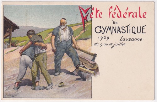 Suisse carte postale - suisse, complète