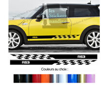2 X BANDES LATERALES POUR MINI COOPER R53 AUTOCOLLANT STICKER BD435-32