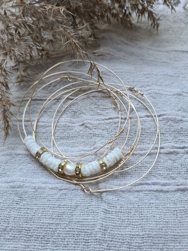 Bracelets joncs semainier