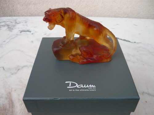 Daum tigre chinois ambre - tigre,