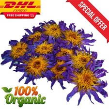 Fleurs séchées au lotus bleu