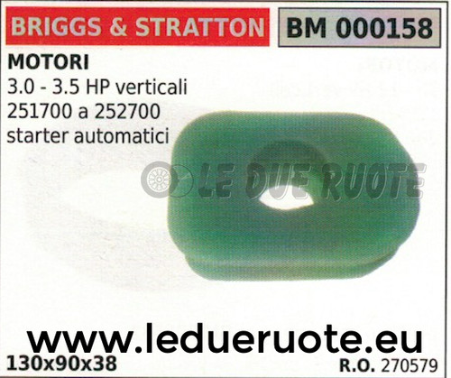 Filtre air moteur - d'air, briggs