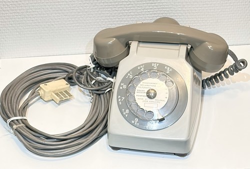 Téléphone fixe gris - gris, À
