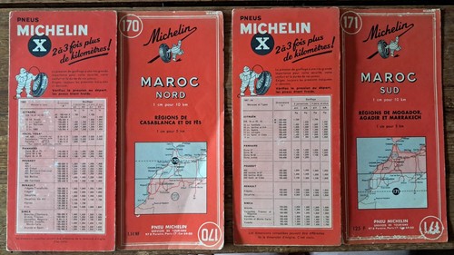 Lot cartes michelin - de,