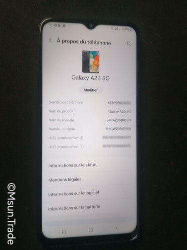 Samsung galaxy a23 noir - a23, 5g