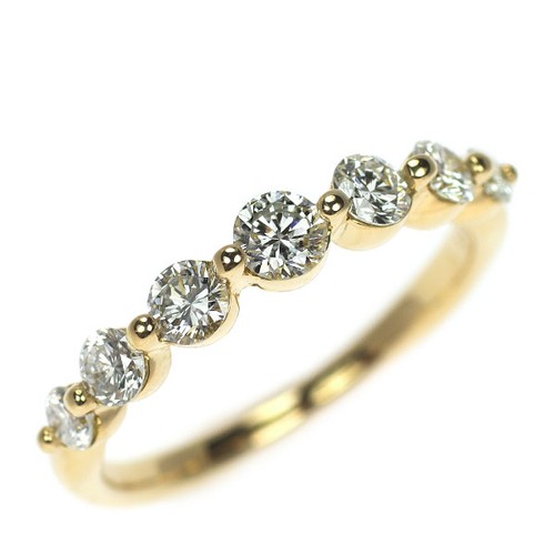 Bague diamant k18yg ct - diamant,